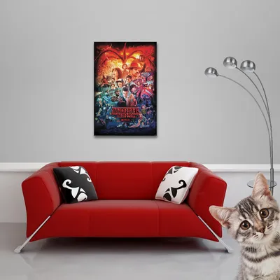 Image de Stranger Things - Poster - Seasons Montage + 1 sur-poster de taille 61x91,5cm