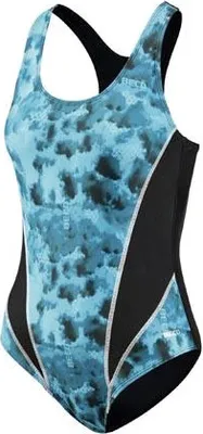 Produktbild von Badeanzug Damen Polyamid/Elasthane Blau/Schwarz Größe 40