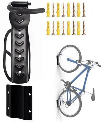 Produktbild von Fahrradhalterung - Wandhalterung für Fahrräder - Wandmontage - Maximale Traglast 30 kg - Für Mountainbikes, Rennräder, Fahrräder und E-Bikes