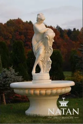Image de Fontaine décorative Fontaine figurative 196cm Fontaine décoration jardin Fontaine étang