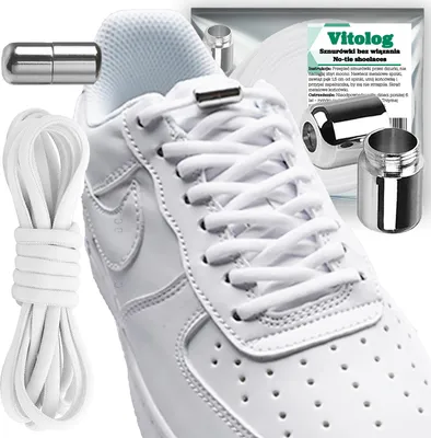 Immagine prodotto di Lacci per scarpe senza lacci Lacci elastici per scarpe in gomma bianca 100 cm.