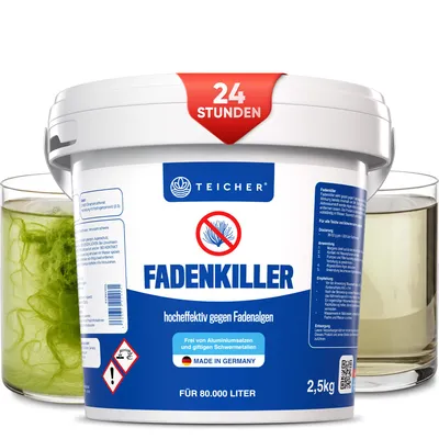 Produktbild von Teicher Fadenalgenvernichter – Schnell wirksam gegen Fadenalgen im Teich, 2,5 kg