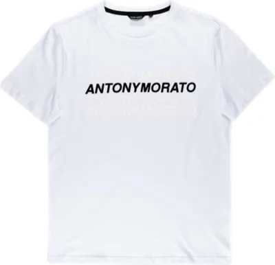 Produktbild von Antony Morato Tshirts Tshirt Męski Super Slim Fit White, MMKS019351000, Größe: 170