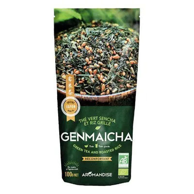 Produktbild von Japanischer grüner Tee  Genmaicha - Sencha & gerösteter Reis - 100 g