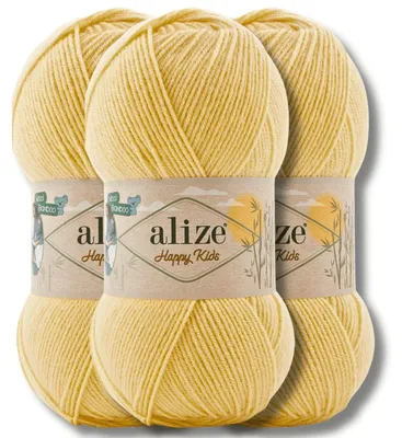 Obrázek produktu pro Alize 3x 100g příze Happy Kids, barva: univerzální, vhodná pro háčkování a pletení (187)