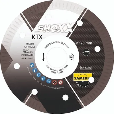 Produktbild von Samedia Shoxx KTX Diamant-Trennscheibe Ø125 mm