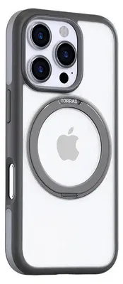 Immagine prodotto di Torras Ostand R Fusion Custodia per Iphone 16 Pro (Grigio)