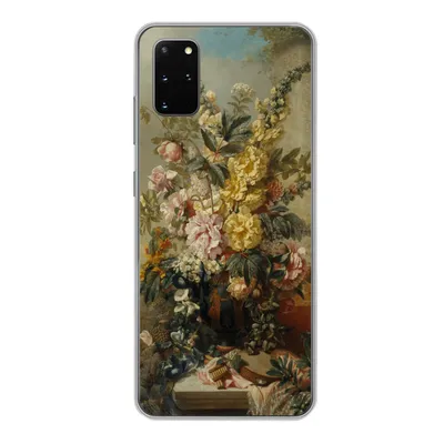 Produktbild von MuchoWow® Handyhülle Schutzhülle Hülle für Samsung Galaxy S20 Plus Große Vase mit Blumen - Alte Meister - Malerei Silikon Softcase Handy Hülle - Hartschale