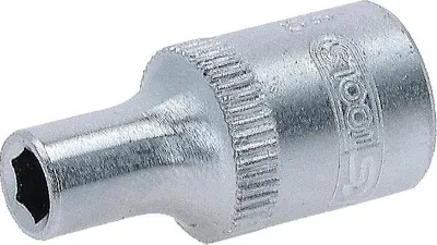 Produktbild von KS Tools 917.1404, Buchse, 1/4", Metrisch, 1 Kopf/Köpfe, 4 mm, Chrom-Vanadium-Stahl