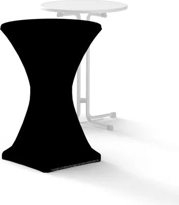 Produktbild von munich-sales_m unich sales_Premium Stehtischhusse 80cm von munich-sales schwarz