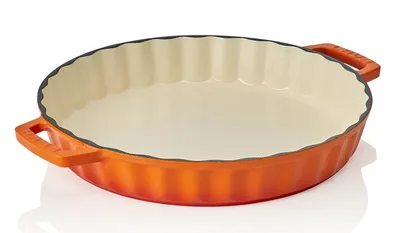Immagine prodotto di Casseruola in ghisa smaltata LAVA Arancione ØxH 30,5 x 5 cm