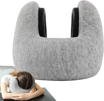 Zdjęcie produktu dla Poduszka z pianki memory w kształcie litery U, ergonomiczna, lekka, oddychająca, zapewniająca wygodne podparcie podczas snu