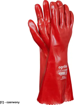 Zdjęcie produktu dla OX-PVC40 - Rękawice ochronne wykonane z PCV - 10