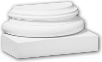 Produktbild von PROFHOME 117700 Halbsäulen Sockel Säule Zierelement Stuckdekor