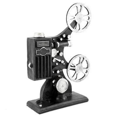 Zdjęcie produktu dla Vintage żywiczny model projektora filmowego figurka figurka rekwizyt wystrój domu
