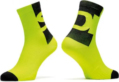 Image de Chaussettes Sidi Confusum jaune fluo 35-39 - Jaune fluo - chaussettes de cyclisme respirantes avec...