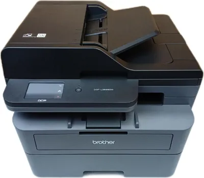A Brother DCP-L2665DW multifunction printer is shown from a front-diagonal angle against a white background.