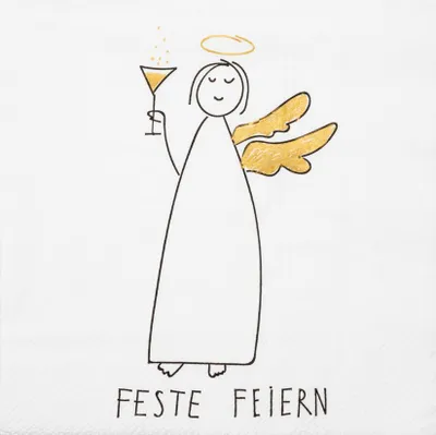 Produktbild von Räder Serviette 33x33cm, Feste feiern