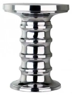 Obrázok produktu pre Casa Padrino luxusný dizajnový hliníkový stolík v štýle art deco 38 x v. 48 cm - Luxury Collection