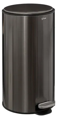 Obrázok produktu pre Úzky kuchynský odpadkový kôš DELTA, tiché zatváranie, 30 l