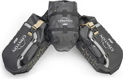 Obrázek produktu pro GIVI GRT721B CANYON sada sedlové brašny s univerzálním nosičem 16/12L