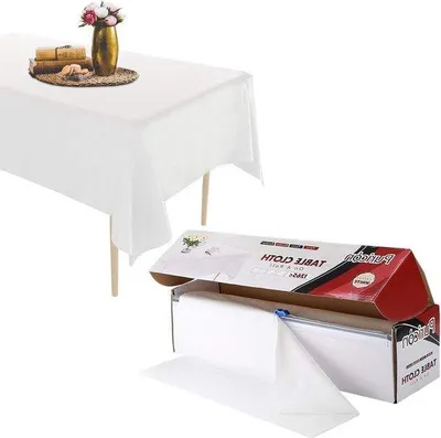 Obrázok produktu pre Vodotesná plastová obrus 137 x 274 cm do záhrady a na párty