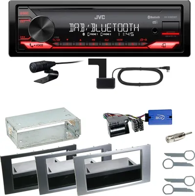 Produktbild von JVC KD-X282DBT Bluetooth DAB Einbauset für Ford Kuga Fusion Galaxy S-Max
