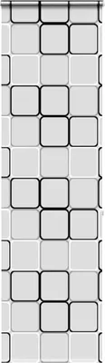 Produktbild von Duschrollo mit Kassette 60x240 cm Stoffbreite 56 cm, Rollos DesignMöbel