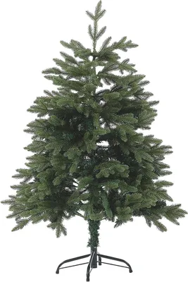 Produktbild von BELIANI Weihnachtsbaum 120 cm Grün aus Kunststoff mit Ständer Weihnachtszeit/ Weihnachten/ Wohnzimmer Modern