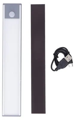 Zdjęcie produktu dla Czujnik ruchu, listwa LED, lampa dotykowa, typ C, bezprzewodowa, do szafy, garderoby