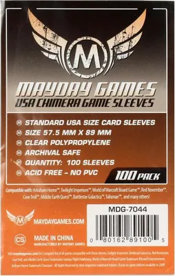 Produktbild von Mayday Standard USA Chimera Sleeves - Hüllen 57,5x89mm (100 Stück) - 7044