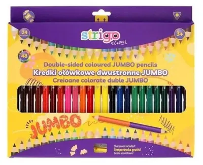 Obrázok produktu pre Trojhranné ceruzky Jumbo 24ks STRIGO