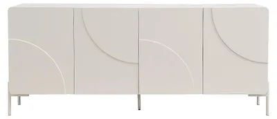 Produktbild von 4-türige Kommode aus MDF – Beige – ZELINARO