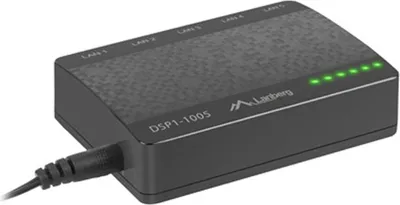 Obrázok produktu pre Lanberg DSP1-1005, Nespravované, Gigabit Ethernet (10/100/1000), Plne duplexný režim