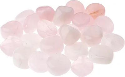 Produktbild von NKlaus 900g Rosenquarz Edelstein 30 - 40 mm Heilsteine zart rosa Mineral Dekoration 14683