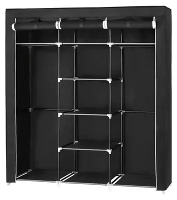Obrázok produktu pre Autronic 150x45x175cm kov černá AST-E1012 BK