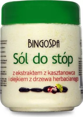 Produktbild von BINGOSPA Fußsalz mit Rosskastanie 550 g