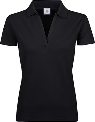 Zdjęcie produktu dla Koszulka polo Tee Jays Women's Luxury Stretch V-Neck Polo