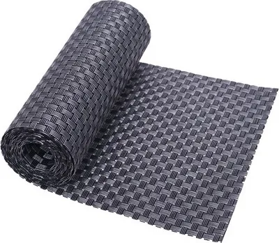 Produktbild von Sichtschutzstreifen videx Rattan 19 x 200 cm silber/anthrazit