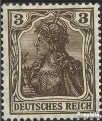Produktbild von Briefmarken Deutsches Reich 1905 Mi 84I , Friedensdruck gestempelt Germania