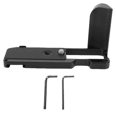 Imagen del producto de Empuñadura, soporte en forma de L, compatible con la cámara X-M5 con placa de liberación rápida integrada, soporte para empuñadura, almohadilla antideslizante, color