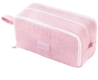 Immagine prodotto di Custodia per penne con 3 scomparti - Astuccio rosa di grande capacità