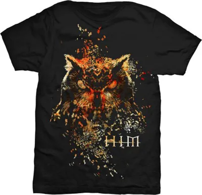 Produktbild von HIM Owl Colour Black L T-Shirt