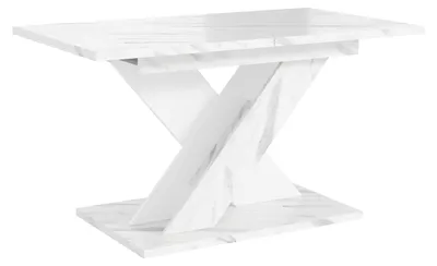 Produktbild von MIRJAN24 Tisch Toxx 160, Esszimmer Tisch (Farbe: Marmor Bianco / Weiß)