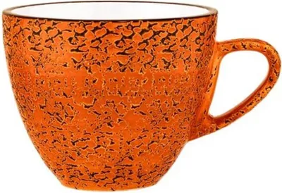 Produktbild von Wilmax Tasse 300 ml Orange Porzellan WL-667336/A