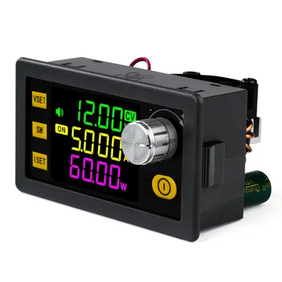 Image de Convertisseur DC 6-36V vers 0-36V 120W 6A step-up/step-down avec écran LCD couleur