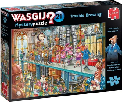 Produktbild von Jumbo Puzzle Wasgij Mystery 21 Leben in der Brauerei 1000 Teile