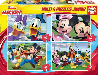 Immagine prodotto di Puzzle 4 in 1 Topolino e Amici 18627
