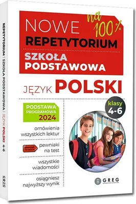 Zdjęcie produktu dla Nowe Repetytorium - szkoła podstawowa. Język polski, kl. 4-6 - 2025