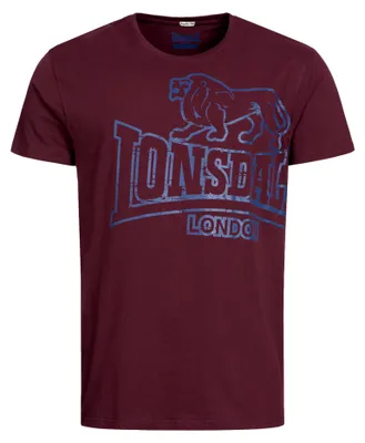 Produktbild von Lonsdale Langsett Kurzarm-t-shirt Rot L Mann Rot L